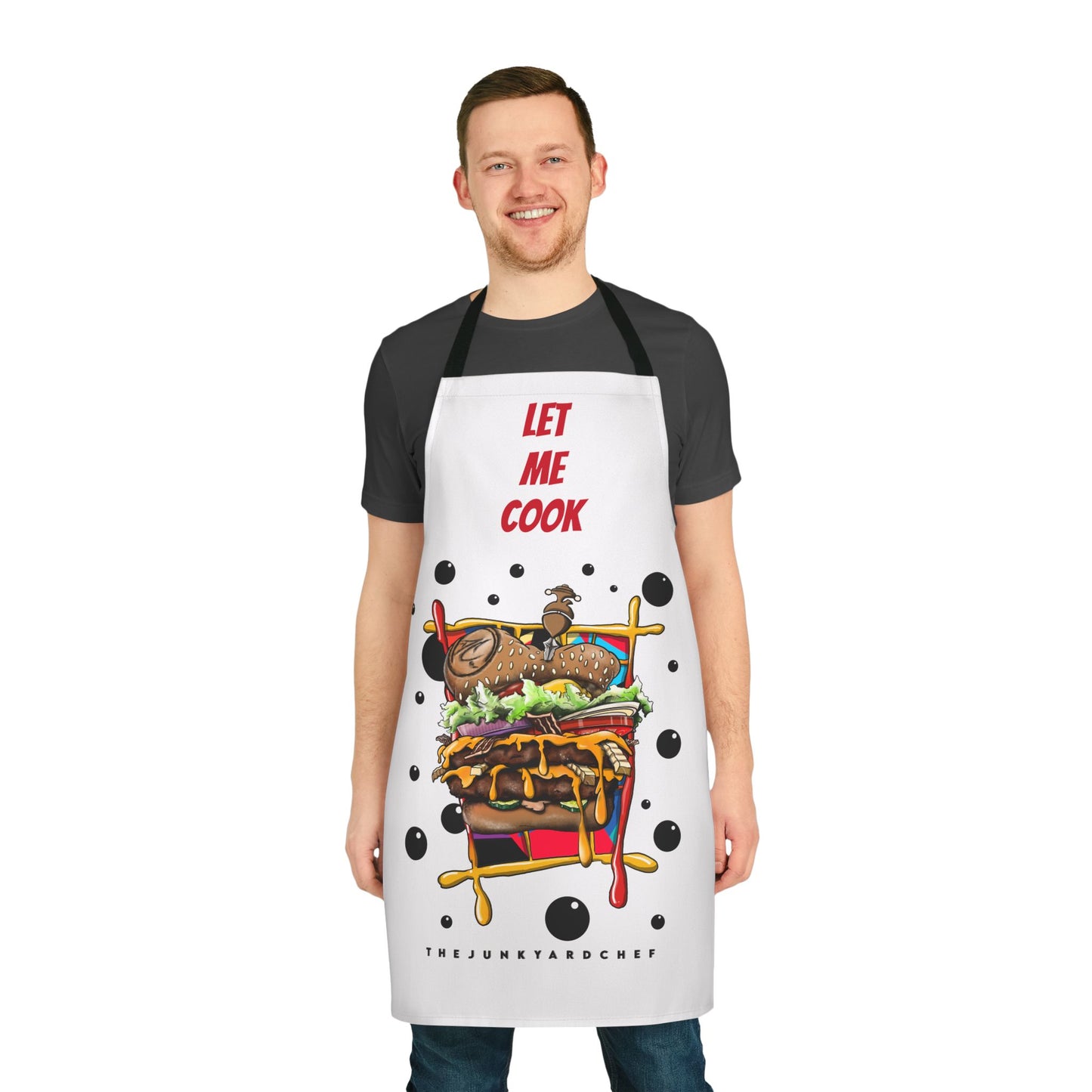 TheJunkyardChefBurger "Let Me Cook" apron