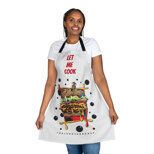 TheJunkyardChefBurger "Let Me Cook" apron