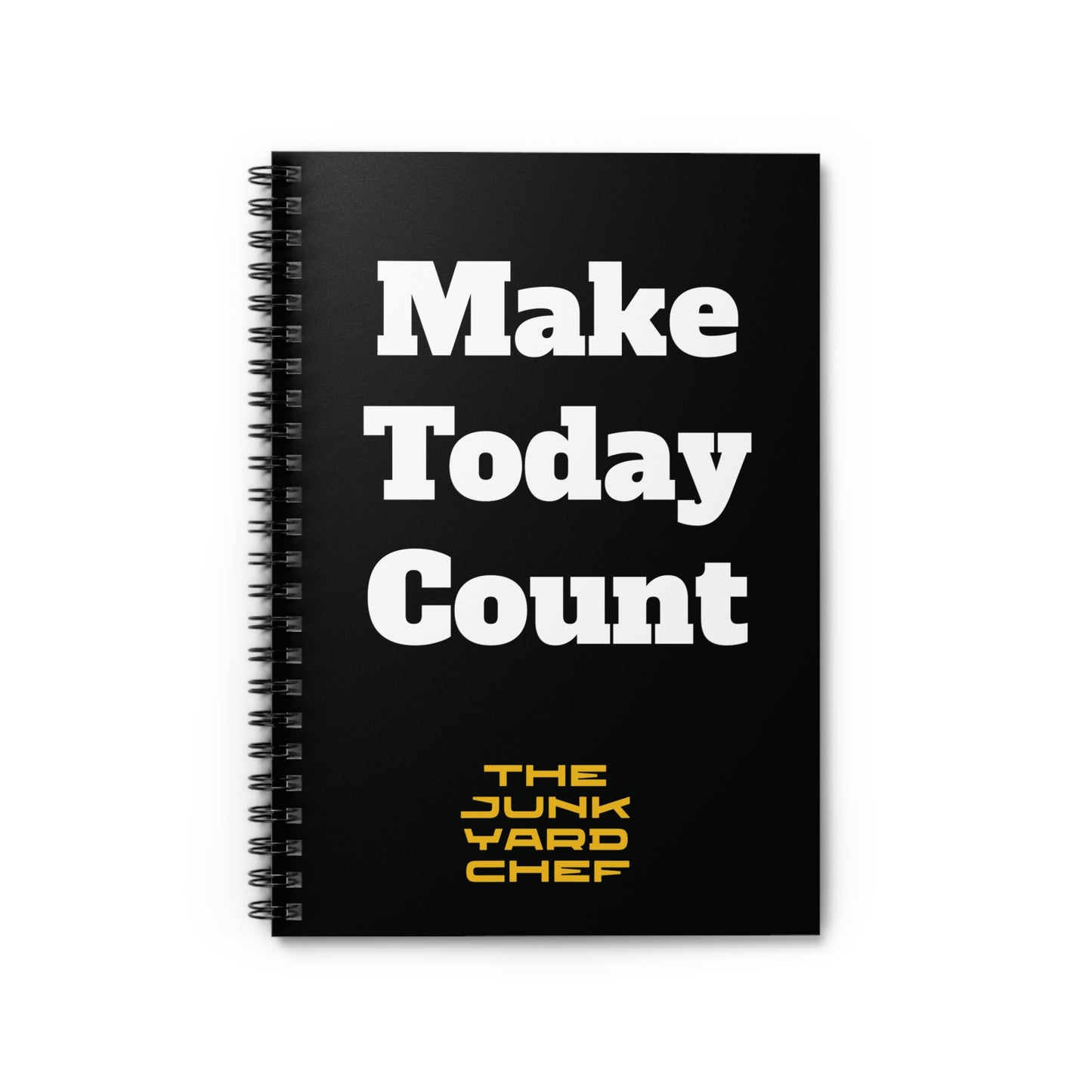 Make Today Count Spiral Notebook - Ruled Line