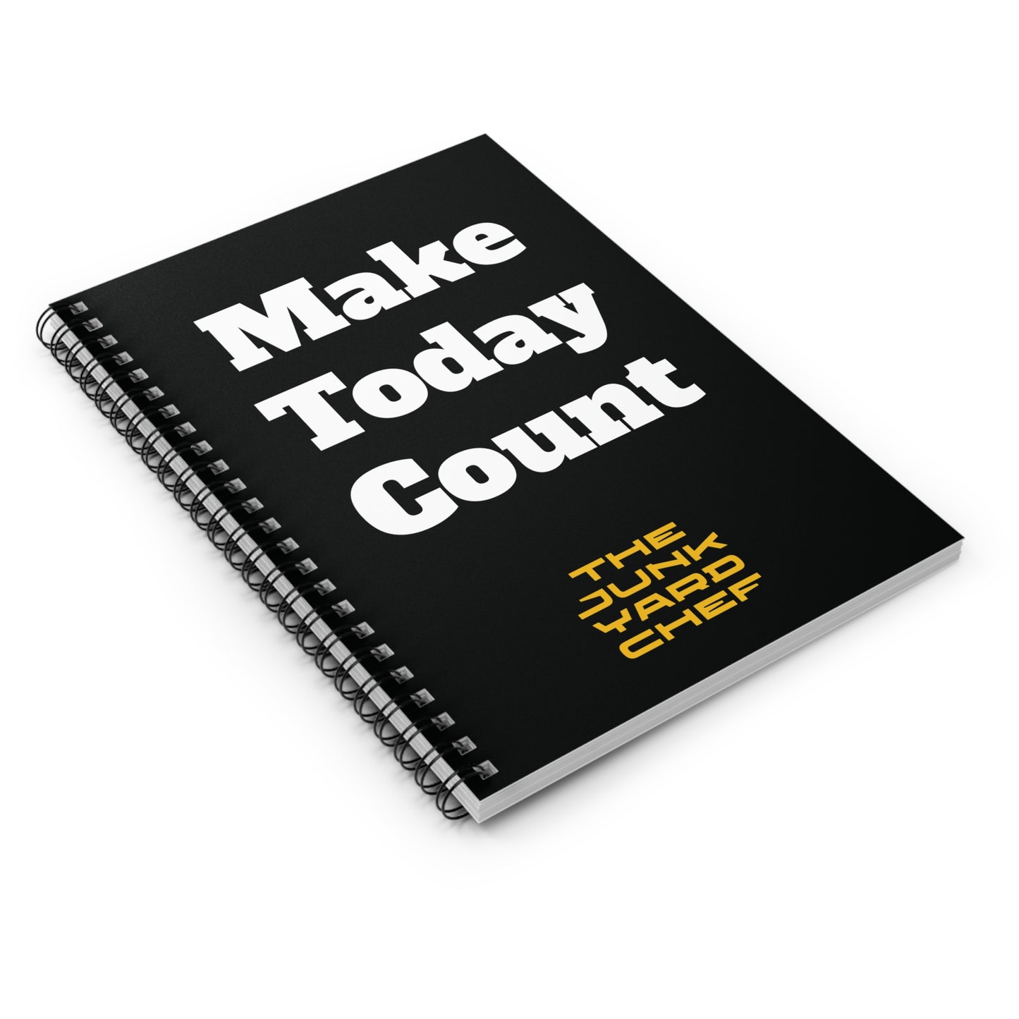 Make Today Count Spiral Notebook - Ruled Line