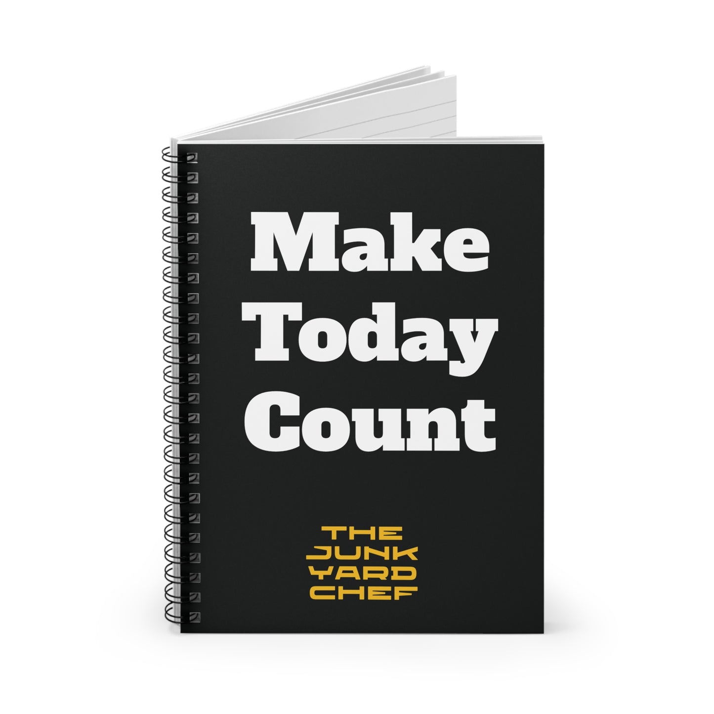 Make Today Count Spiral Notebook - Ruled Line